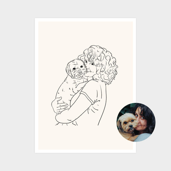 Line Art Portrait
