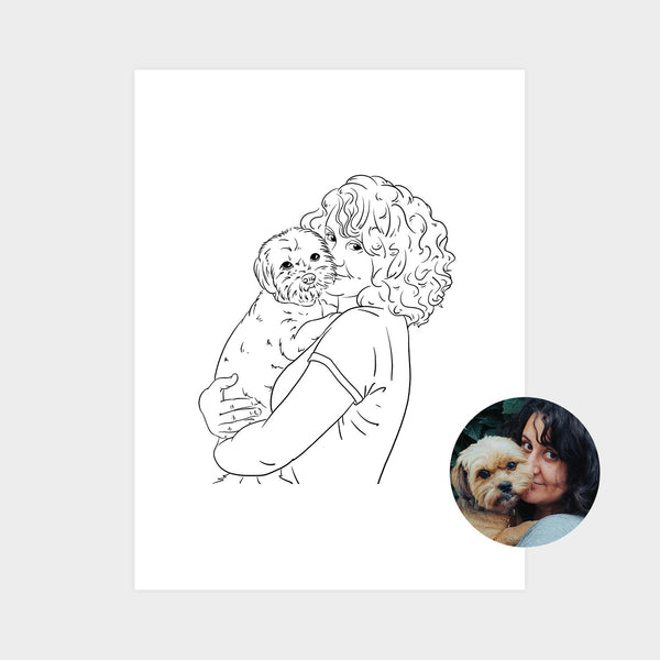 Line Art Portrait