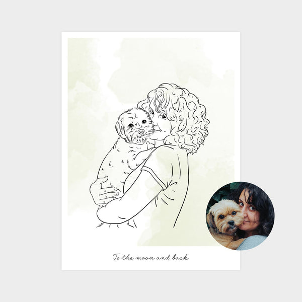 Line Art Portrait