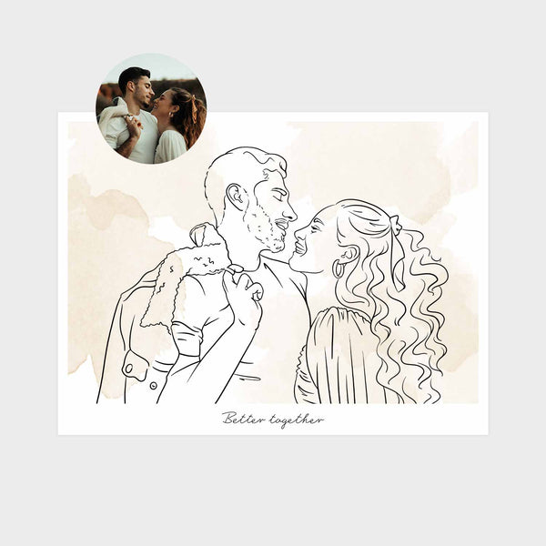Line Art Portrait