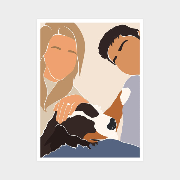 Faceless Minimalist Portrait