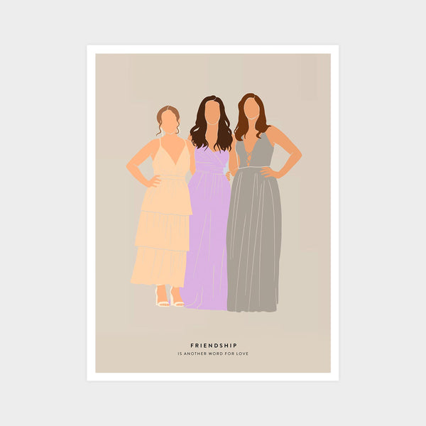 Faceless Minimalist Portrait