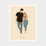 Faceless Minimalist Portrait