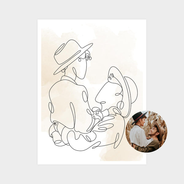 Line Art Portrait