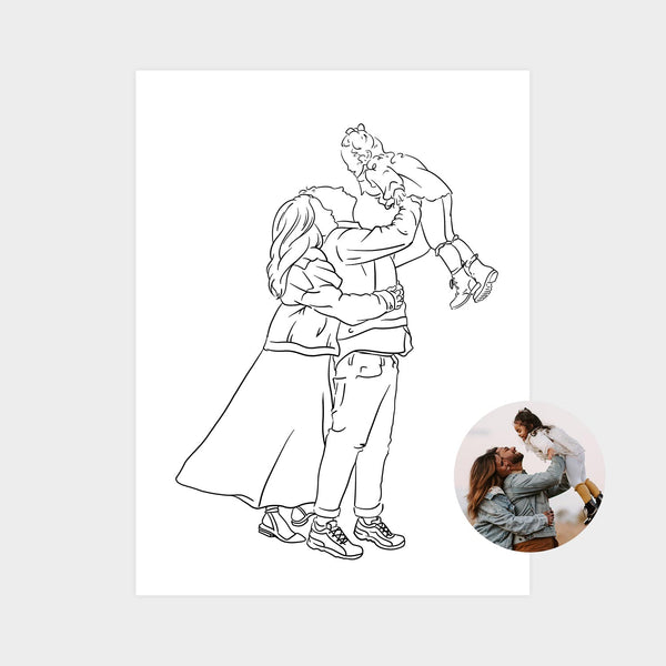 Line Art Portrait