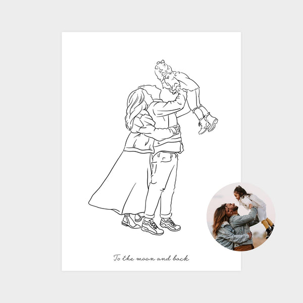 Line Art Portrait