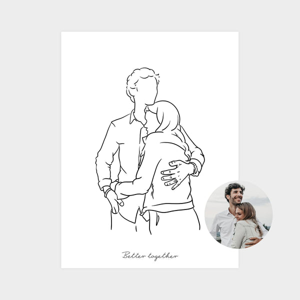 Line Art Portrait