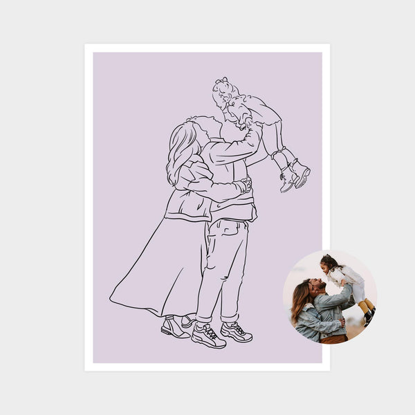 Line Art Portrait