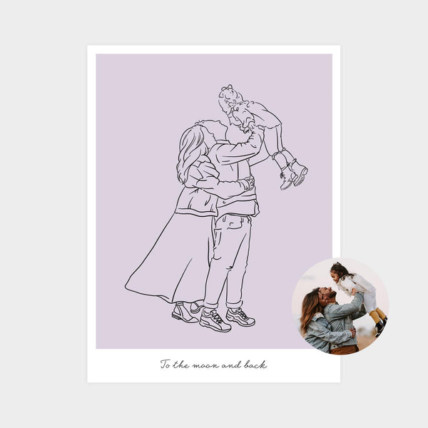 Line Art Portrait