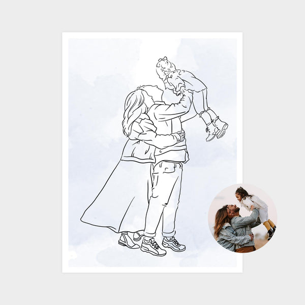 Line Art Portrait